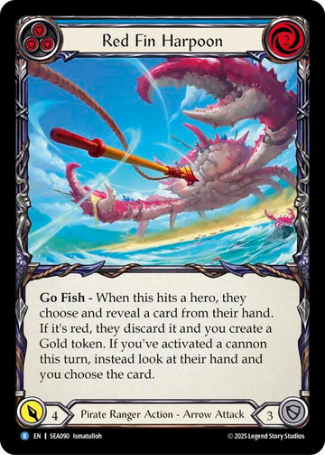 Red Fin Harpoon [SEA090] [High Seas] Rainbow Foil
