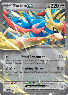 Zacian ex - 198 [198] [Scarlet & Violet Promo Cards] Holofoil