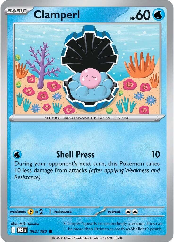 Clamperl - 054/182 [054/182] [Destined Rivals]