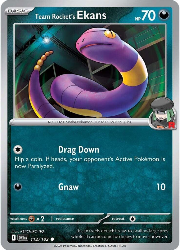 Team Rocket's Ekans [112/182] [Destined Rivals]