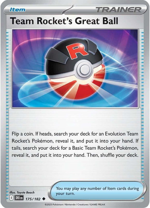 Team Rocket's Great Ball [175/182] [Destined Rivals]