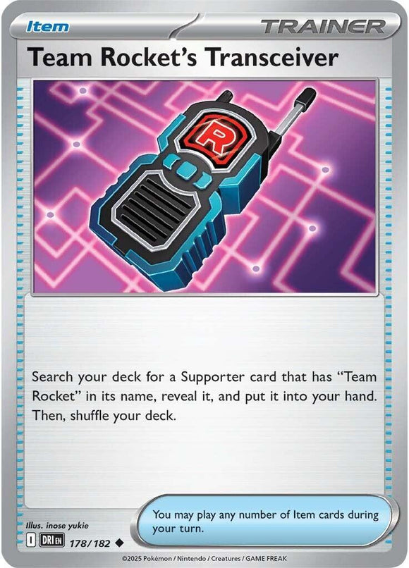 Team Rocket's Transceiver [178/182] [Destined Rivals] Reverse Holofoil