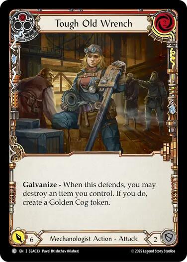 Tough Old Wrench (Red) [SEA033] [High Seas] Rainbow Foil