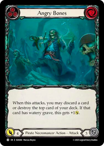 Angry Bones (Blue) [SEA064] [High Seas] Rainbow Foil