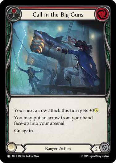 Call in the Big Guns (Red) [SEA120] [High Seas]