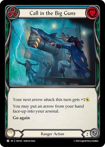 Call in the Big Guns (Blue) [SEA122] [High Seas] Rainbow Foil