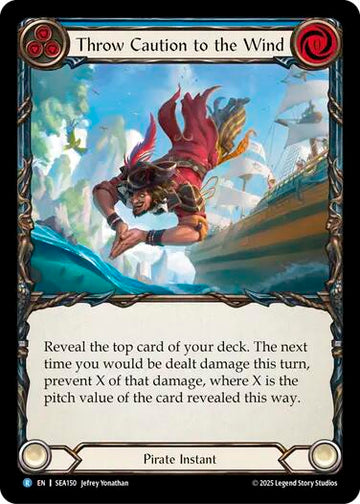 Throw Caution to the Wind [SEA150] [High Seas] Rainbow Foil