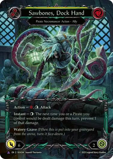 Sawbones, Dock Hand [SEA264] [High Seas] Cold Foil