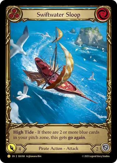 Swiftwater Sloop (Blue) (Treasure) [SEA168] [High Seas] Cold Foil