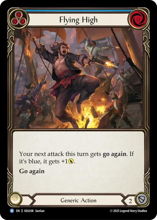 Flying High (Blue) [SEA208] [High Seas] Rainbow Foil