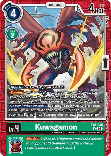 Kuwagamon [EX9-038 U] [Versus Monsters]