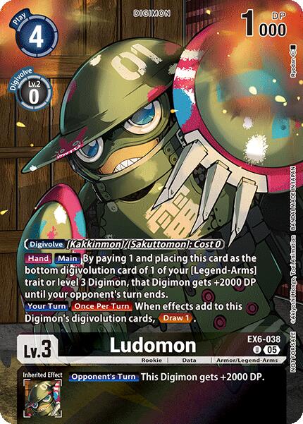 Ludomon (Versus Monsters Legend Pack 2025) [EX6-038 U] [Versus Monsters] Foil