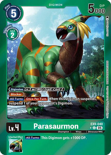 Parasaurmon (Limited Foil) [EX9-040 C] [Versus Monsters] Foil