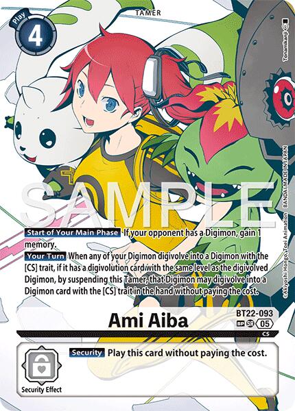 Ami Aiba (SP) [BT22-093 SR] [Cyber Eden] Foil