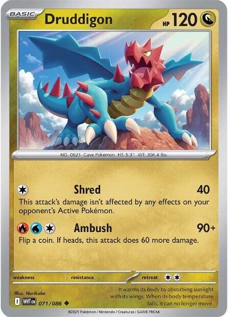 Druddigon [071/086] [White Flare]