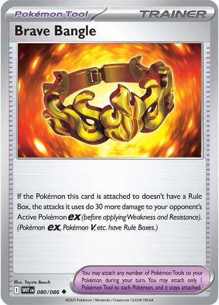 Brave Bangle [080/086] [White Flare] Reverse Holofoil