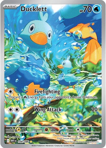 Ducklett [109/086] [White Flare] Holofoil