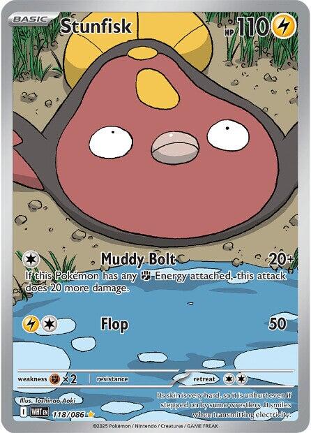 Stunfisk [118/086] [White Flare] Holofoil
