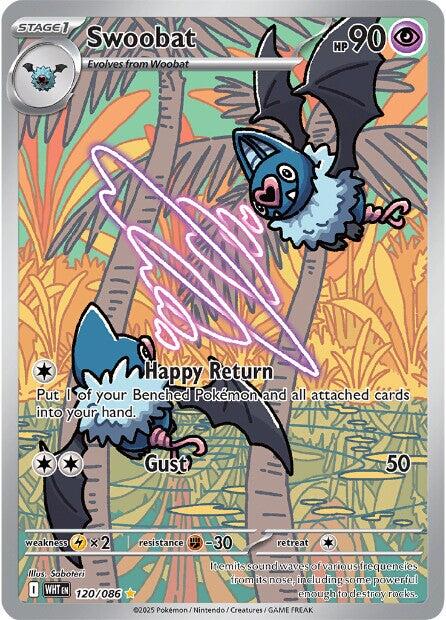 Swoobat [120/086] [White Flare] Holofoil
