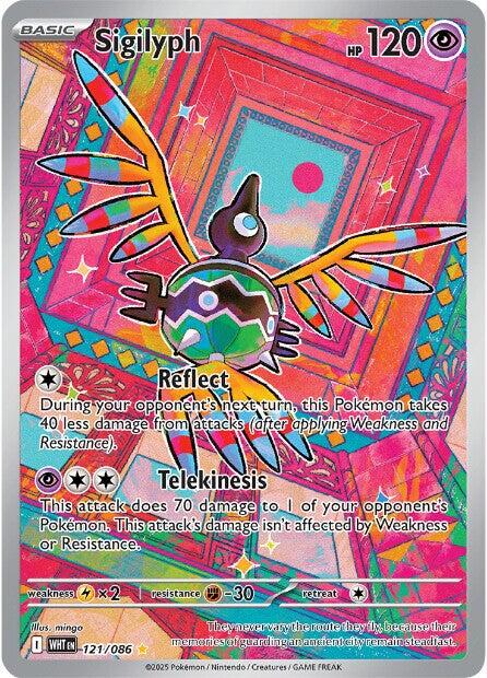Sigilyph [121/086] [White Flare] Holofoil