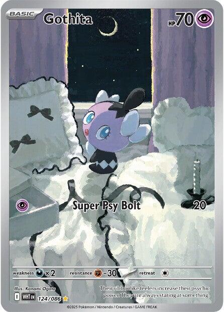 Gothita [124/086] [White Flare] Holofoil