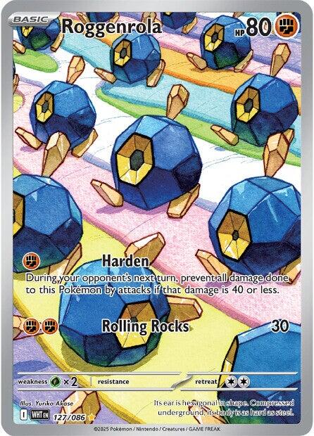 Roggenrola [127/086] [White Flare] Holofoil
