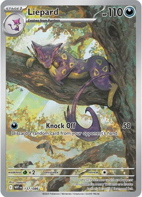 Liepard [137/086] [White Flare] Holofoil