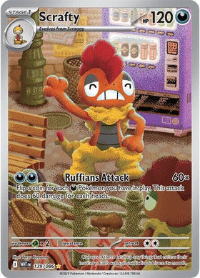 Scrafty [139/086] [White Flare] Holofoil