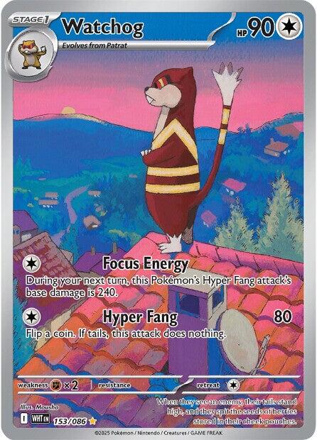 Watchog [153/086] [White Flare] Holofoil
