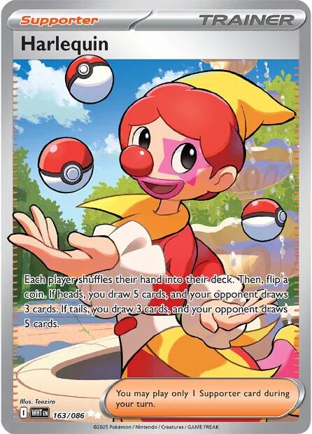 Harlequin [163/086] [White Flare] Holofoil