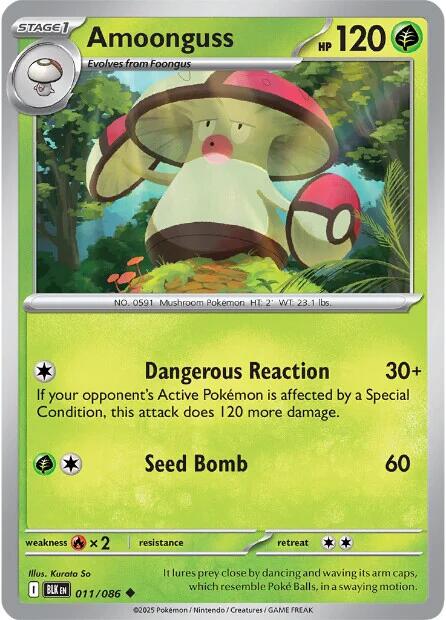 Amoonguss [011/086] [Black Bolt]