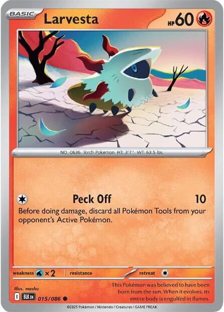 Larvesta [015/086] [Black Bolt]