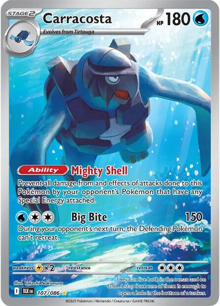 Carracosta [107/086] [Black Bolt] Holofoil