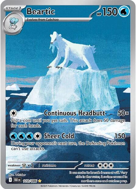 Beartic [110/086] [Black Bolt] Holofoil