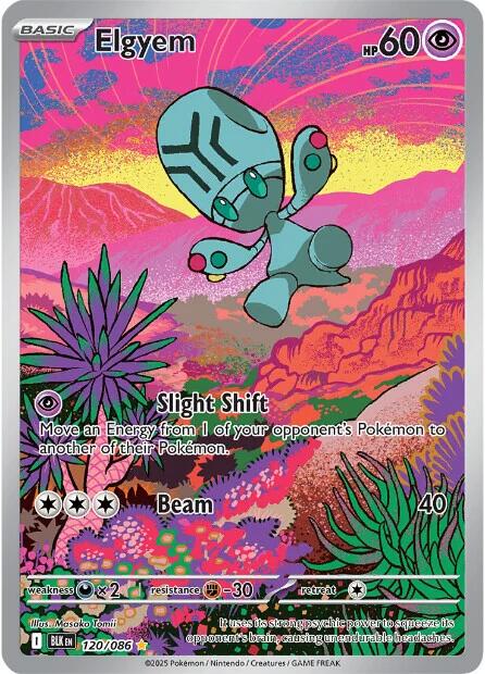 Elgyem [120/086] [Black Bolt] Holofoil