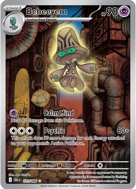 Beheeyem [121/086] [Black Bolt] Holofoil