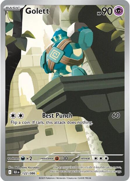 Golett [122/086] [Black Bolt] Holofoil