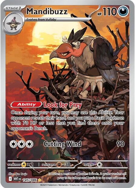 Mandibuzz [145/086] [White Flare] Holofoil