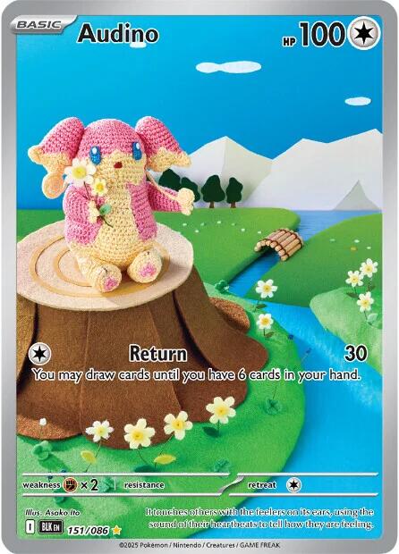 Audino [151/086] [Black Bolt] Holofoil