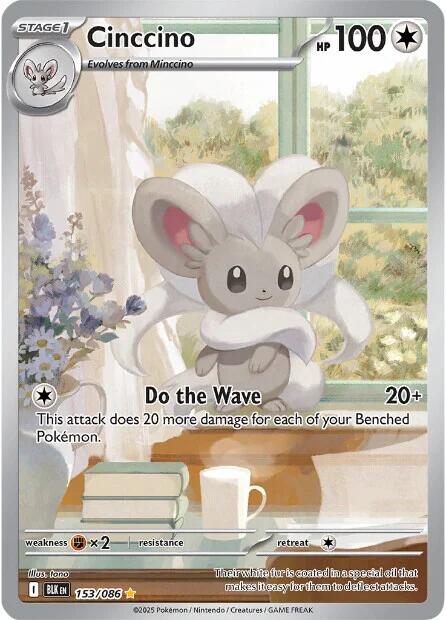 Cinccino [153/086] [Black Bolt] Holofoil