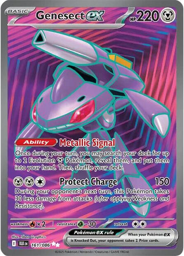 Genesect ex [161/086] [Black Bolt] Holofoil