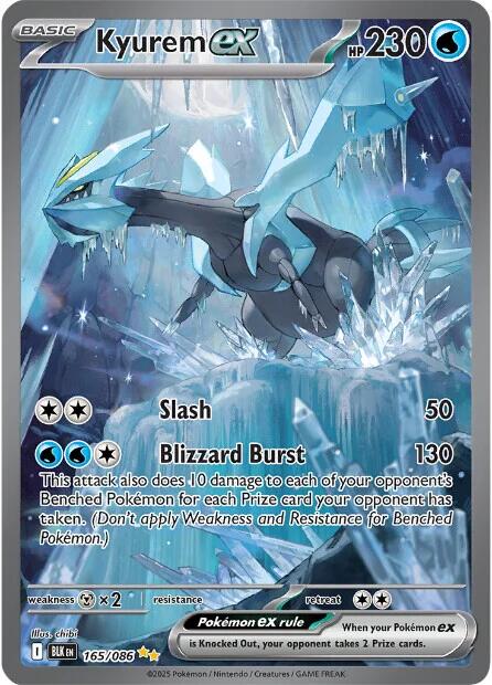Kyurem ex [165/086] [Black Bolt] Holofoil