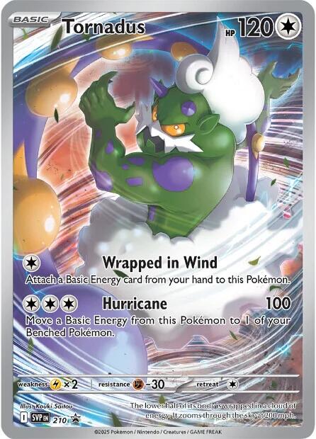 Tornadus [210] [Scarlet & Violet Promo Cards] Holofoil