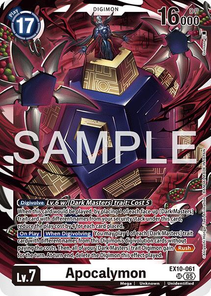 Apocalymon [EX10-061 SR] [Sinister Order] Foil