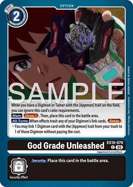 God Grade Unleashed [EX10-070 C] [Sinister Order]