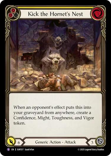 Kick the Hornet's Nest [SUP217] [Super Slam] Rainbow Foil