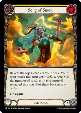 Song of Sinew [SUP134] [Super Slam] Rainbow Foil