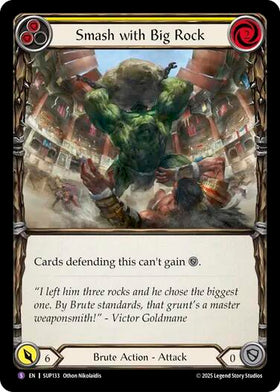 Smash with Big Rock [SUP133] [Super Slam] Rainbow Foil