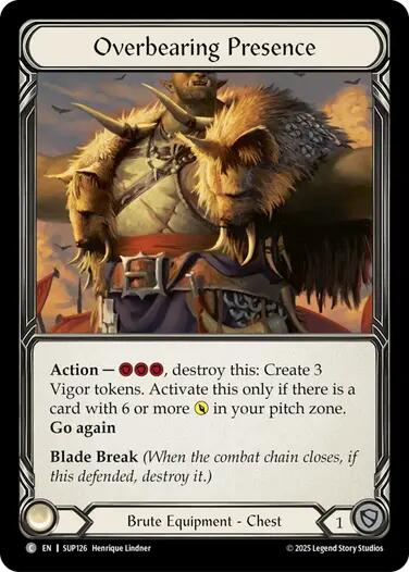 Overbearing Presence [SUP126] [Super Slam] Cold Foil