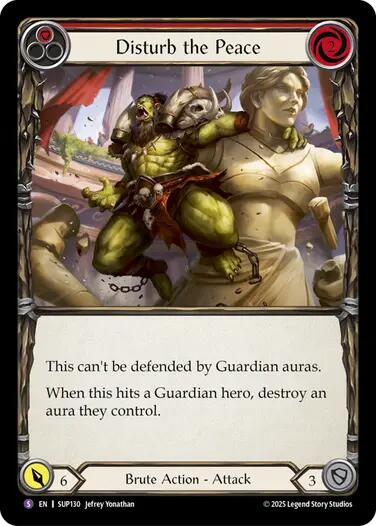 Disturb the Peace [SUP130] [Super Slam] Rainbow Foil